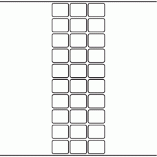 1150 - Label Size 32mm x 26mm - 7,110 labels per roll 