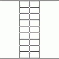 1151 - Label Size 50mm x 30mm - 4,270 labels per roll