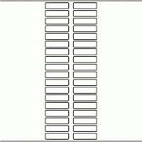 1152 - Label Size 50mm x 13mm - 8,530 labels per roll