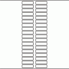 1152 - Label Size 50mm x 13mm - 8,530 labels per roll 