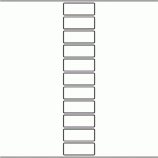 1153 - Label Size 60mm x 23mm - 2,610 labels per roll 