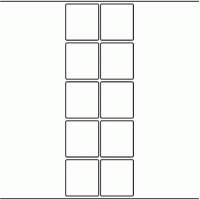 1163 - Label Size 50mm x 55mm - 2,370 labels per roll