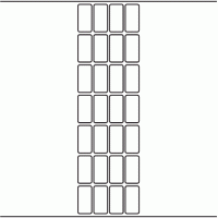 1167 - Label Size 20mm x 40mm - 6,360 labels per roll