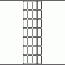 1167 - Label Size 20mm x 40mm - 6,360 labels per roll 