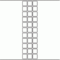 1168 - Label Size 23mm x 23mm - 7,820 labels per roll