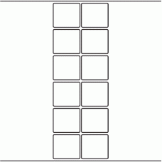 1171 - Label Size 50mm x 45mm - 2,840 labels per roll 
