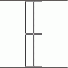 1176 - Label Size 40mm x 160mm - 850 labels per roll 
