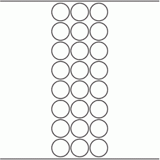 1178 - Label Size 35mm dia - 5,450 labels per roll 