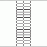 1180 - Label Size 43mm x 15mm - 7,590 labels per roll