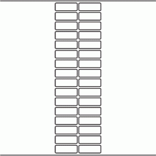 1180 - Label Size 43mm x 15mm - 7,590 labels per roll 