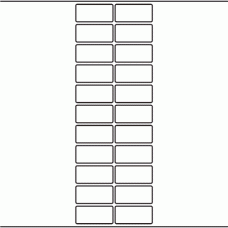 1183 - Label Size 51mm x 24mm - 5,050 labels per roll 