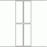 1187 - Label Size 45mm x 135mm - 1,000 labels per roll