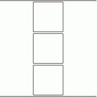 1190 - Label Size 88mm x 88mm - 750 labels per roll
