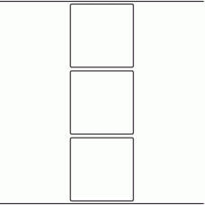 1190 - Label Size 88mm x 88mm - 750 labels per roll 