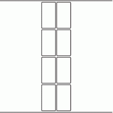 1191 - Label Size 45mm x 84mm - 1,570 labels per roll 