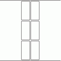 1192 - Label Size 36mm x 80mm - 1,650 labels per roll