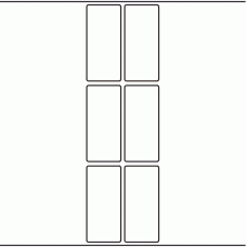 1192 - Label Size 36mm x 80mm - 1,650 labels per roll 