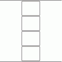 1193 - Label Size 76mm x 60mm - 1,100 labels per roll