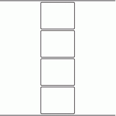 1193 - Label Size 76mm x 60mm - 1,100 labels per roll 