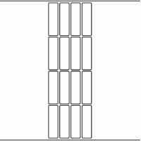 1194 - Label Size 21mm x 73mm - 3,670 labels per roll