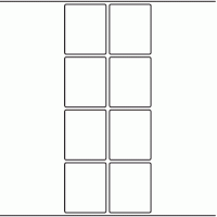 1196 - Label Size 50mm x 60mm - 2,200 labels per roll