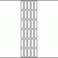 1198 - Label Size 11mm x 38mm - 8,260 labels per roll
