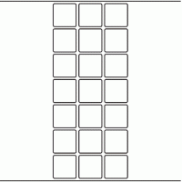 1199 - Label Size 33mm x 33mm - 5,790 labels per roll
