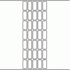 1200 - Label Size 15mm x 33.5mm - 9,410 labels per roll 